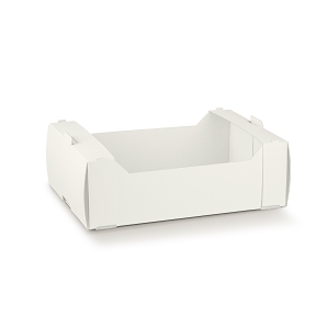 Cagette carton blanc 280 x 195 ht 90mm