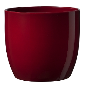 Cache-pot Basel bordeaux ø21 ht20cm