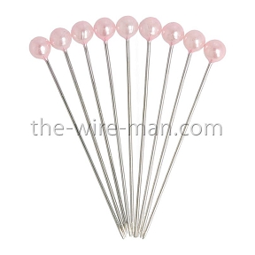 Epingles perle rose ø 4mm (x150)