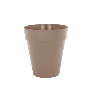 Pot capri haut taupe ø40 ht 46cm