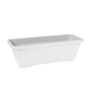 Jardinière venezia blanche 60 x 24.5 ht 22cm