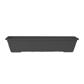 Jardinière venezia anthracite 80 x 24.5 ht 22cm