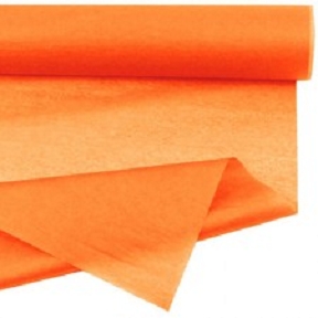 Bobine papier de soie orange 0.75 M X 50 M