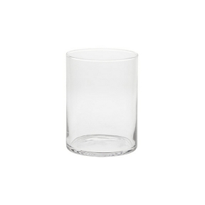 Vase verre cylindre ø13.5 ht 21.5cm