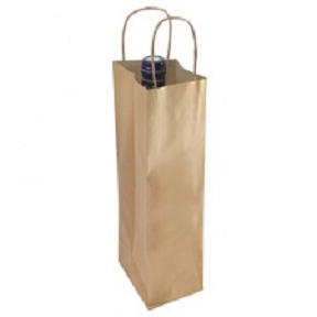 SAC KRAFT NATUREL 1 BOUTEILLE 14 X 8 X 39 ( X25 )