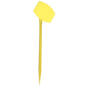 Etiquettes jaunes 45cm (x10)