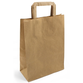 Sac kraft naturel 22 x 10 x 28 (x50)