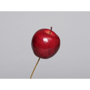 Pommes rouges sur pique ø4.5 (x 12)