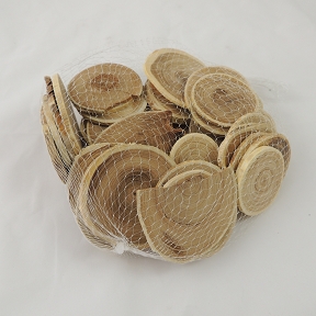 Wood slice circle naturel 400grs