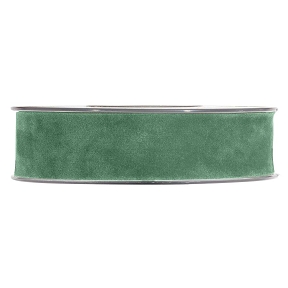 Ruban velours vert 25mm x 7m