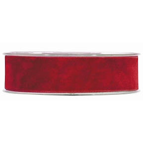 Ruban velours rouge 15mm x 7m