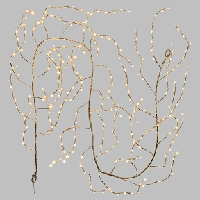 Branche lumineuse 288 leds blanc chaud x 3m