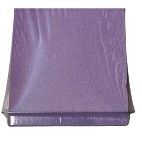 Rainbow cube 10 cm violet de toulouse avec base x 3
