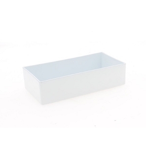 Coupe résine rectangle blanche 20 x 10.5 ht 5cm