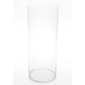 Vase verre cylindre ø12 ht 30cm