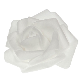 Roses polyfoam blanches ø4 (x 24)