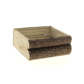 Coupe Bois Naturel 15 X 15 Ht 7cm