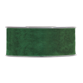 Ruban velours vert foncé 40mm X 7m