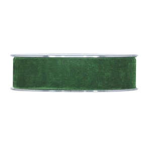 Ruban velours vert fonce 25mm x 7m