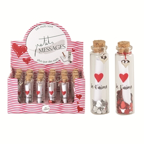 Bouteille message "Je t'aime" (x24)
