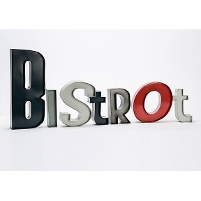 Texte Bistrot métal