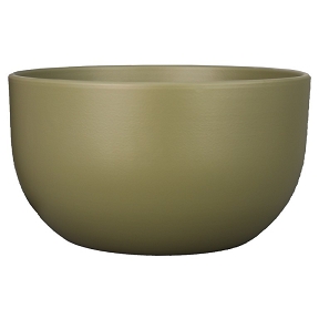 Coupe céramique vert olive mat ø26 ht 14cm