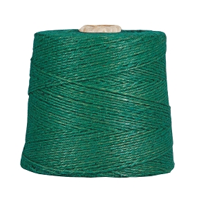 Bobine ficelle jute vert fonce 1kg