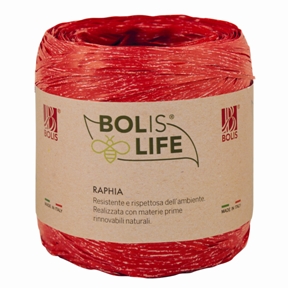 Raphia "Bolislife" Rouge Biodegradable X 200m	