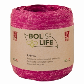 Raphia "Bolislife" Fuchsia Biodegradable X 200m