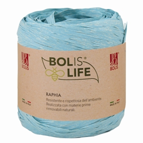 Raphia "Bolislife" Turquoise Biodegradable X 200m