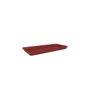 Soucoupe jardinière Venezia rouge 90 x 36