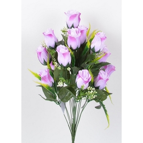 Piquet rose bouton-gypso lilas