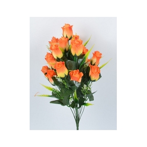 Piquet rose bouton-gypso orange