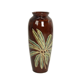 Vase céramique marron foncé Ø 29 ht 65 cm