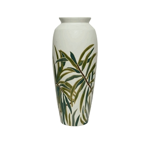 Vase céramique blanc Ø  29 ht 65 cm