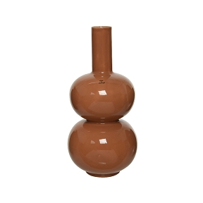 Vase céramique brun ø 19.5 ht 41 cm
