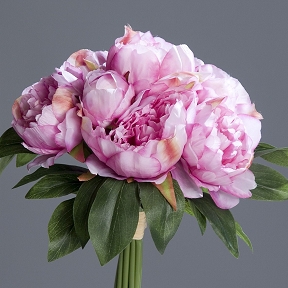 Bouquet Pivoine Rose 30cm