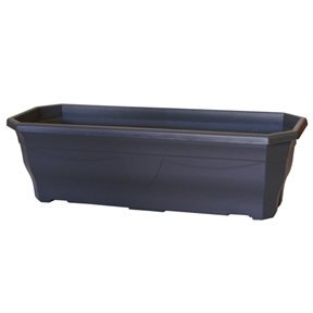 Jardinière millesia gris ardoise 40 x 18 ht 15cm