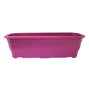 Jardinière millesia framboise 50 x 18 ht 15cm