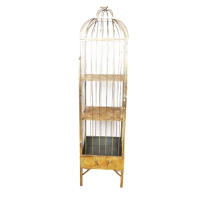 Cage métal or 38 x 40 ht 156cm