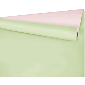 Bobine papier offset vert-rose 0.80 x 50m