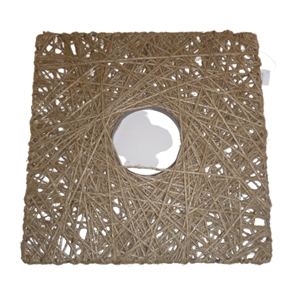 couronne carre corde plate 40 x 40