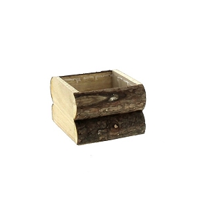 Coupe bois naturel 8 x 8 ht 8cm