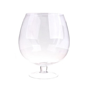 Coupe verre cognac ø31 ht 38cm