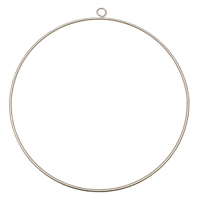 Cercle métal or Ø30 cm