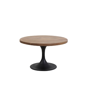 Table basse biboca accacia noir Ø 60 ht 36.5