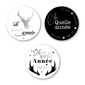 Etiquettes Jeso Oro Trio "Oh Quelle Annee"