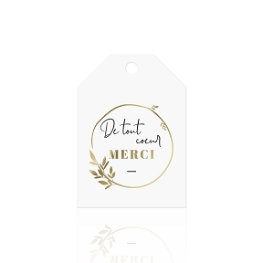 Cartes Jeso Fiorina "De Tout Coeur Merci"