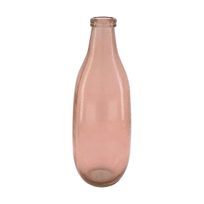 Bouteille Verre Rose Ø25 Ht 75cm