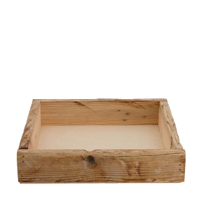 Plateau Bois Naturel 28 X 14 Ht 4.5cm